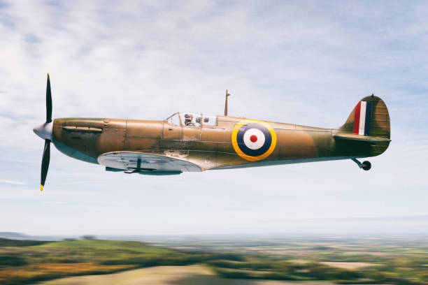 istock Mk I Spitfire In Flight, Scale Model Photography 2197603183