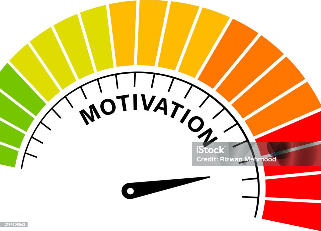 Measuring Motivation Ruler Motivation Motivation Level Meter Speedometer Infographics Vector Stock ...