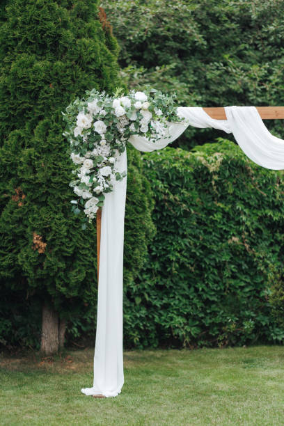 istock A canopy specially designed for the bride and groom 2197609594