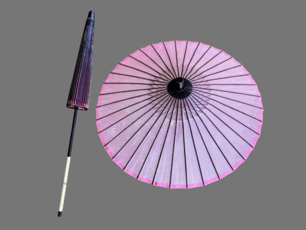 istock Beautiful light pink antique umbrella 2197612329