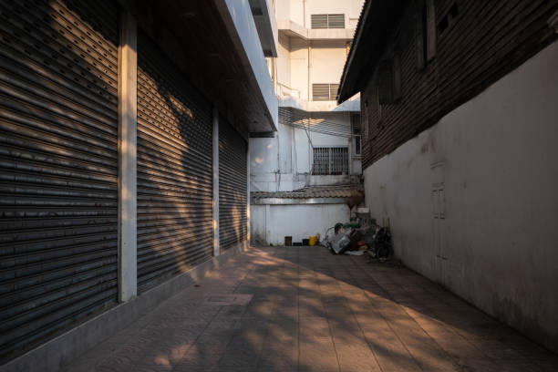 istock Narrow street in Bangkok, Thailand 2197615518