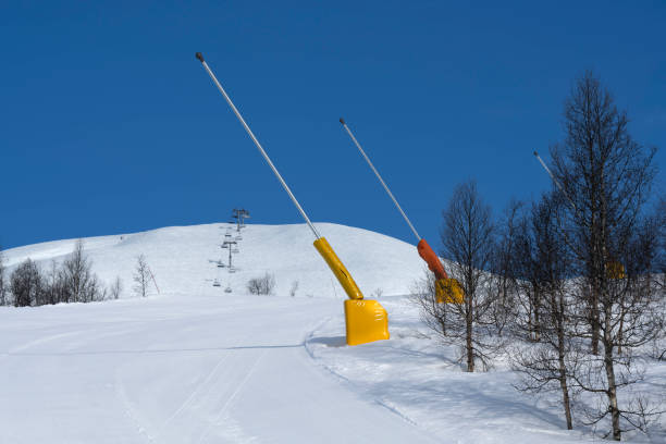 Directional sign covered in snow on top of Whistler Peak
