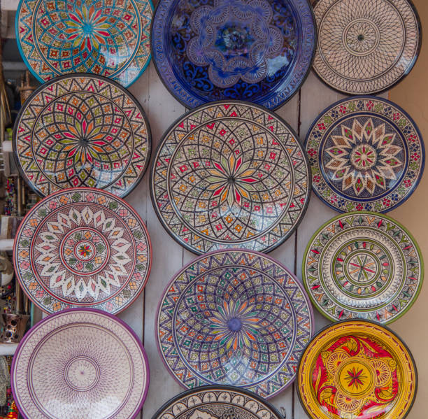 istock Display of colorful souvenir merchandise in a souk 2197621804