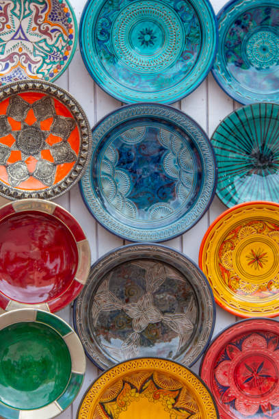 istock Display of colorful souvenir merchandise in a souk 2197621805
