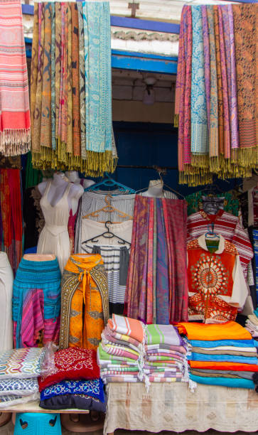 istock Display of colorful souvenir merchandise in a souk 2197622040