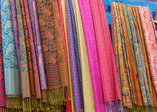istock Display of colorful souvenir merchandise in a souk 2197622075