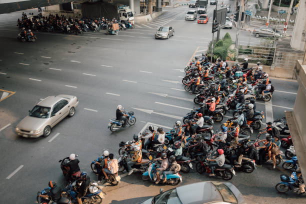 istock Busy traffic on Bangkok 2197625401