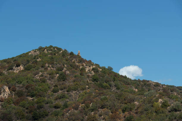 Parque nacional del Gennargentu, Provincia di Nuoro, Italy mountain landscape from the road
