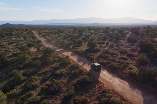istock Camper Van Driving in Sedona, AZ 2197627793