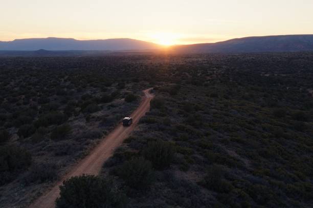istock Camper Van in Sedona, AZ at Sunset 2197627809