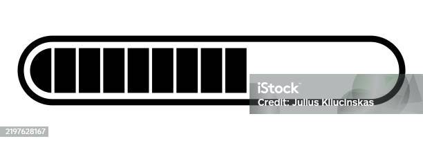 Progress Bar Vector Illustration Loading And Completion Status ...