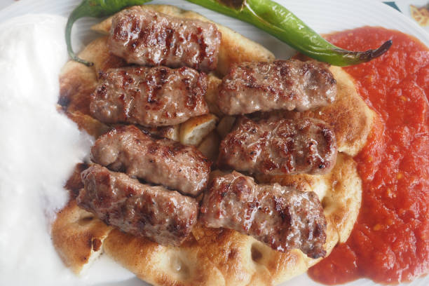 istock Traditional Turkish Kofte on plate 2197628184
