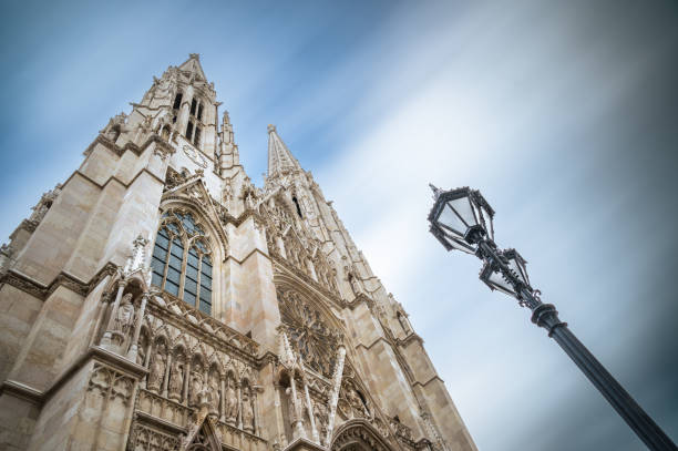 Neo-Gothic Votive Church (Votivkirche) In Vienna