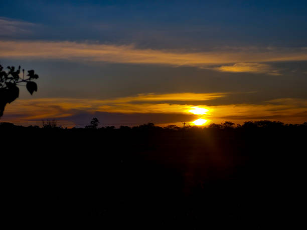 istock Beautiful sunset view in tamilnadu 2197630171