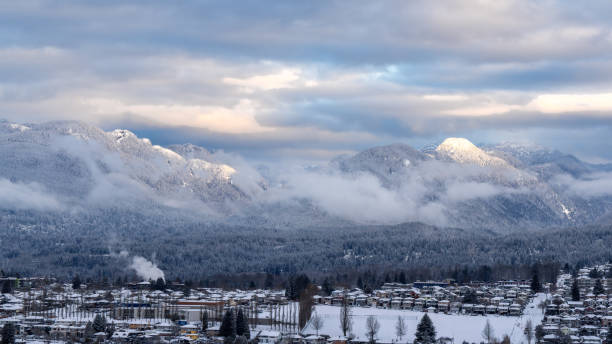 istock Snow scene of Vancouver 2197630583