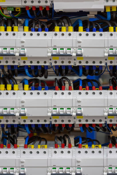 Fragments of electrical equipment during production