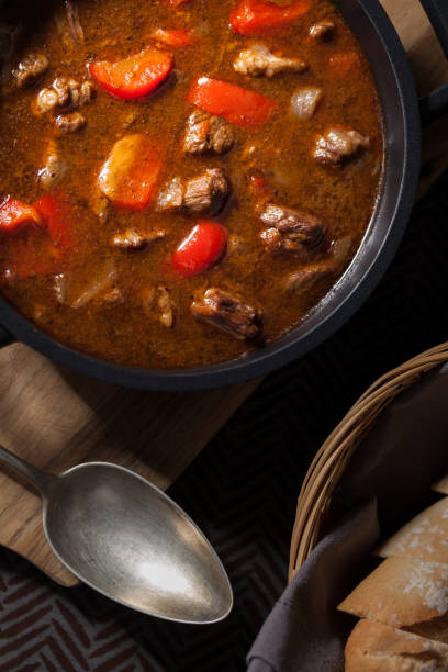 istock Traditional Hungarian marhaporkolt goulash. 2197634442