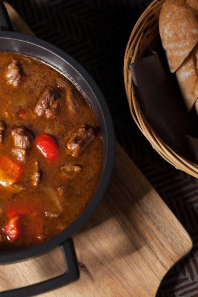 istock Traditional Hungarian marhaporkolt goulash. 2197634469