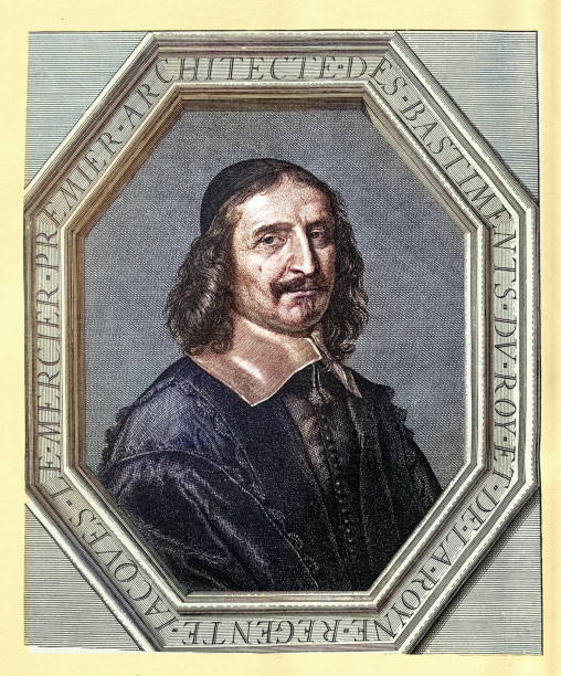 istock Jacques Lemercier (c. 1585 to 1654) was a French architect and engineer, 17th Century art, Vintage illustration 2197643108