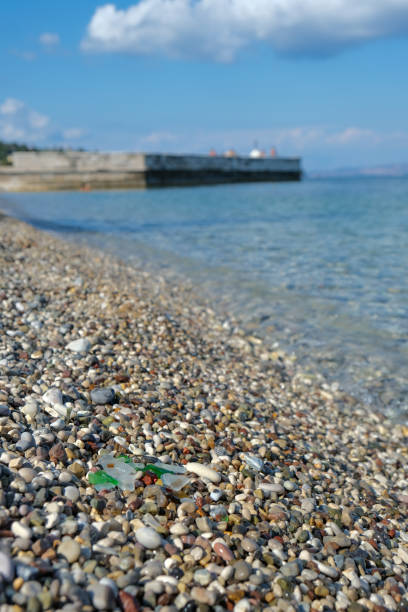 istock Sea Glass on a Coastal Stone Surface 2197647332