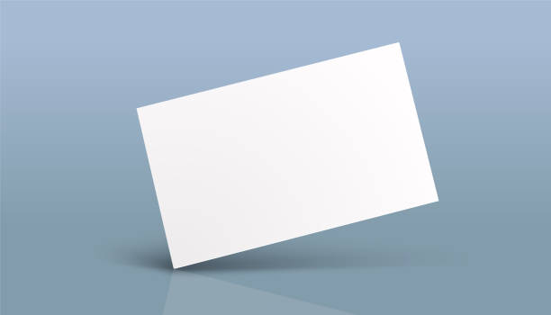 istock High quality vector business card mockup for your design template. Blank empty credit card or business card template. 2197647722