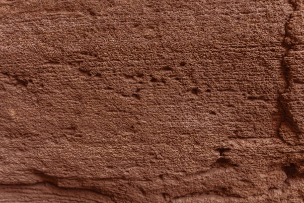Close-Up of Textured Sandstone Surface.