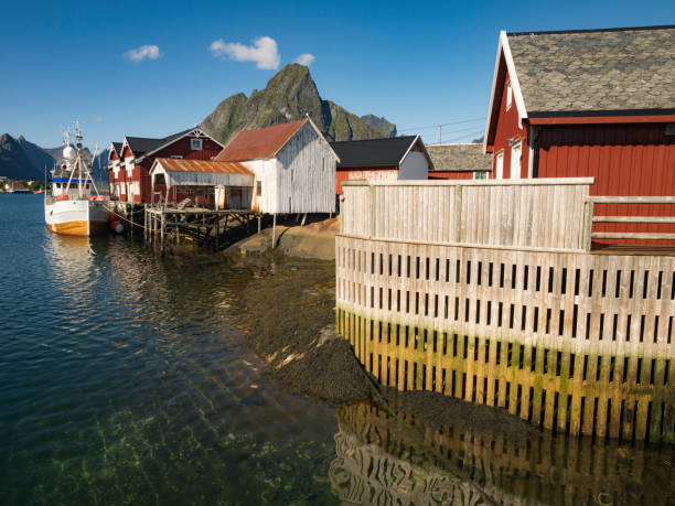 istock Fishing boat Reine Lofoten Norway 2197651353