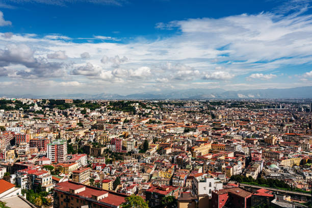 istock Panoramic View of Naples City Under a Vibrant Blue Sky 2197652425
