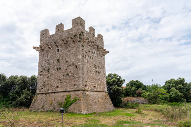 Fort from 17/18. century, Olib Island close to island Silba in the Zadar Archipelago.