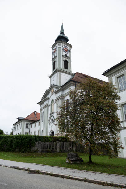 istock Monastery Schaftlarn, Munich Way of St. James, Bavaria, Germany 2197658979