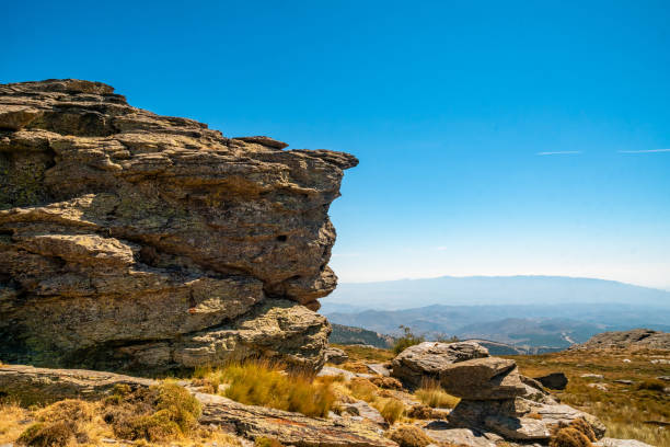 istock Landscape near a beautiful large stone 2197662505