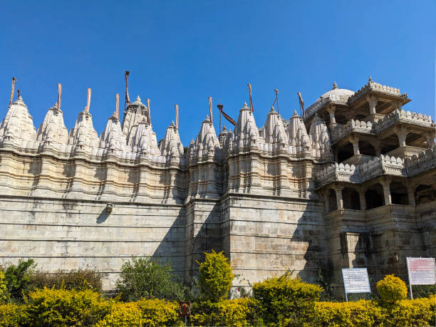 istock Huge temple in marble near , Udaipur, India 2197667810