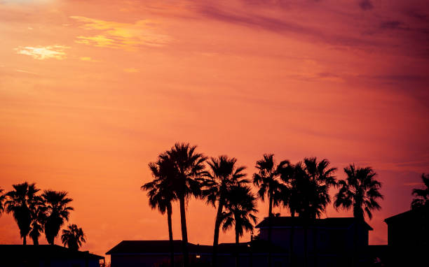 istock Port Isabel sunset - Texas 2197669531