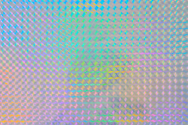 istock Holographic rainbow foil iridescent texture abstract hologram background 2197672976