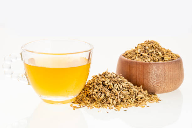 istock Foeniculum vulgare infusion - Medicinal hot fennel tea. 2197672989