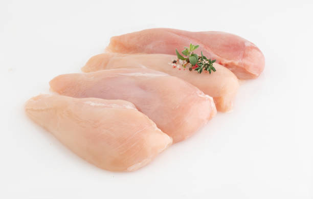 istock fresh chicken breast isolated nature background with clipping path 2197674915