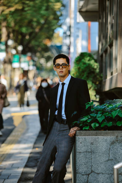 istock Stylish young businessman in Tokyo 2197683304