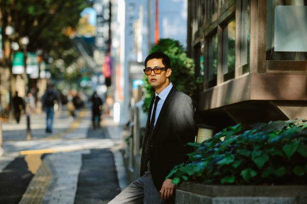 istock Stylish young businessman in Tokyo 2197686835