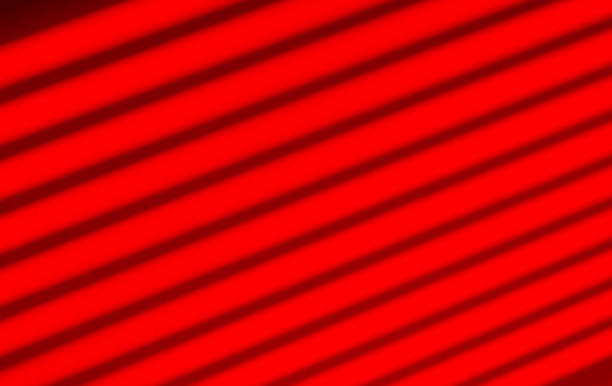 Wall interior background, studio and backdrops show products.with shadow from window color red . background for text insertion and presentation product