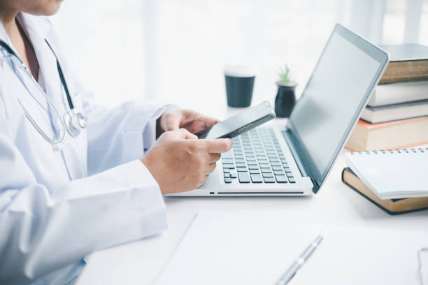 istock Concept business doctor education essential globalization, student learn and study in university and college to master knowledge needed travel global economy. book stethoscope for medical health care 2197704096