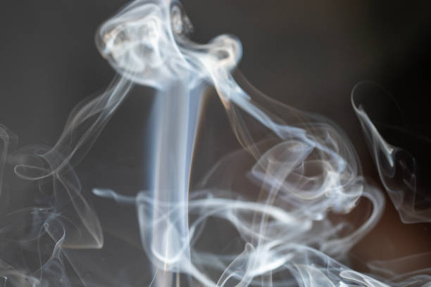 istock smoky background  macro  close up. incense smoke. abstract 2197717626