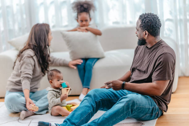 istock Multicultural Family Bonding at Home 2197722596