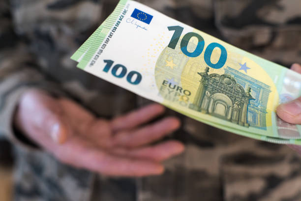 istock Development of the army, money for armaments. 2197724667