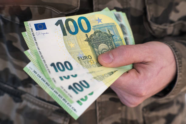 istock Development of the army, money for armaments. 2197724687