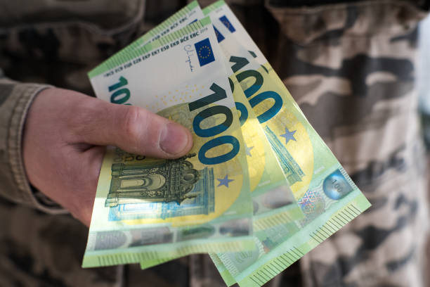 istock Development of the army, money for armaments. 2197724688