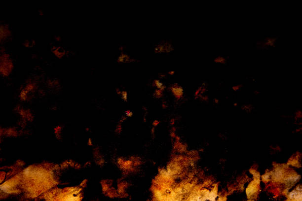 dark art background in orange color with a fire theme