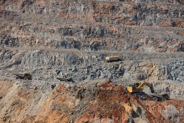 istock Heavy machinery in opencast mine. Minas de Riotinto. Andalucia, Spain 2197731356