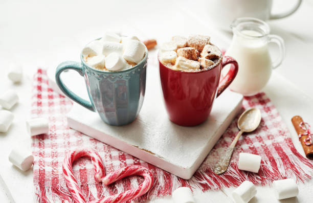 istock Christmas cake and sweets on table. Christmas decorations with lights background. Happy New Year! Christmas greeting card. Winter card template. Xmas concept. Holiday Banner. Feast of Nativity. 2197733453