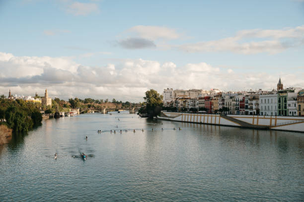 Guadalquivir river in Seville, Spain