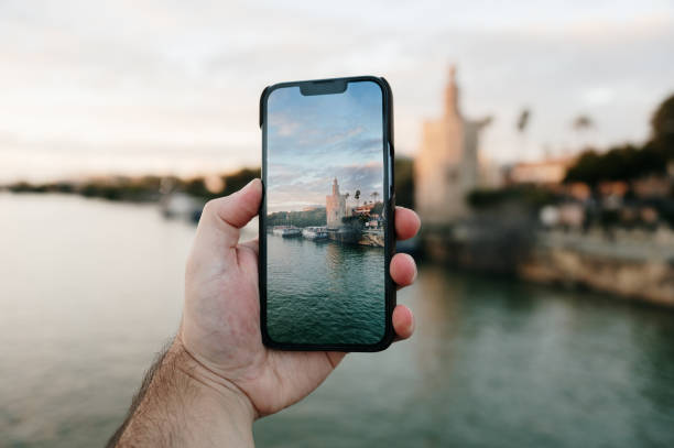 istock Taking a picture of a monument 2197737023